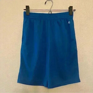 Boys Champions blue athletic shorts with pockets size Large 14/16